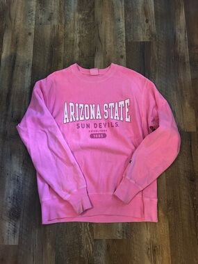 Champion Reverse Weave sweatshirt pink Arizona state sun devils medium